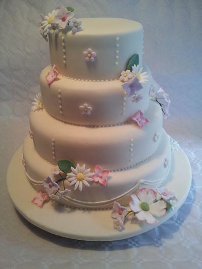 Wildflower Wedding - Cake by Cakeism