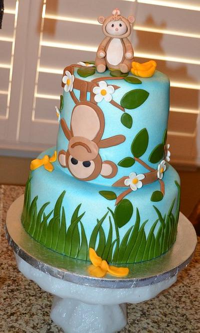 Hanging around Monkey - Cake by Sweet Creations by Sophie