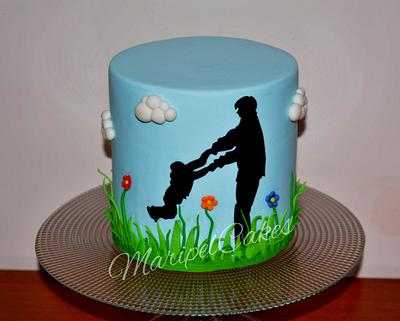 I love my Dad  - Cake by MaripelCakes