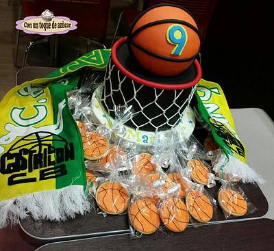 Basketball cake - Cake by Con un toque de azúcar - Georgi