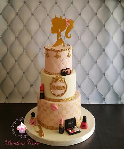 Makeup princess cake - Cake by mona ghobara/Bonboni Cake