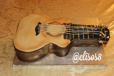 Baby Guitar Cake - Cake by Elisos
