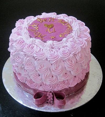Rosette Cake - Cake by Seema Tyagi