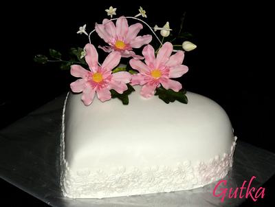 Wedding heard - Cake by Ludka