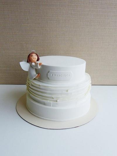 Little angel and ruffles - Cake by Margarida Abecassis