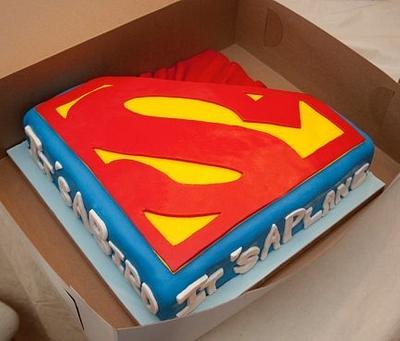 Superman Cake - Cake by Lauren