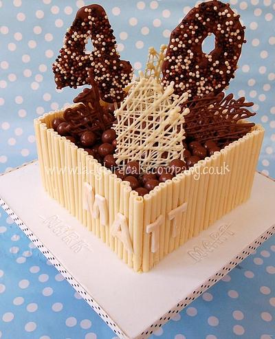 Chocolate heaven cake - Cake by Liz, Ladybird Cake Company