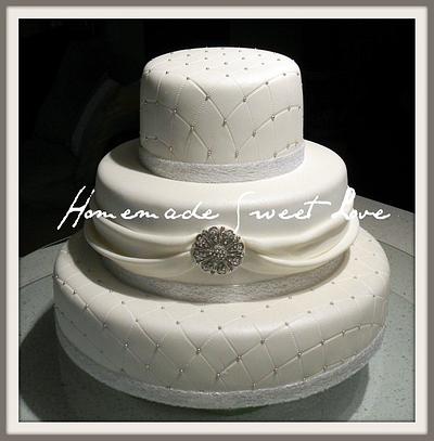 Elegant Wedding cake - Cake by  Brenda Lee Rivera 