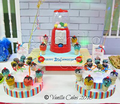 Gumball Machine Cake - Cake by Adrienne