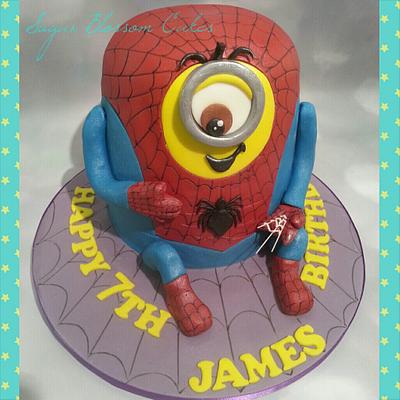 Spiderminion! - Cake by Lauren Smith