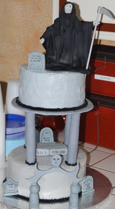 Grim Reaper Cake - Cake by Nicole Taylor