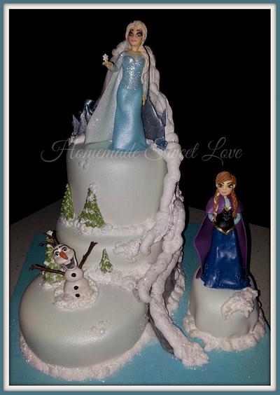 Frozen Cake !  - Cake by  Brenda Lee Rivera 