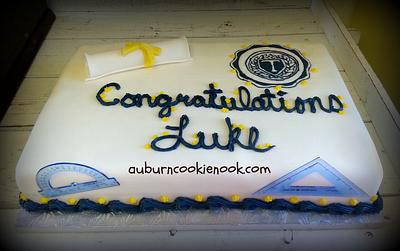 First graduation cake of 2014 - Cake by Cookie Nook