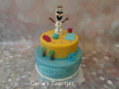 Frozen-summer Olaf - Cake by Carla 