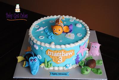 Finding Nemo 8" round - Cake by Baby Got Cakes