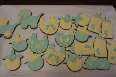 baby shower biscuits - Cake by Cakemummy