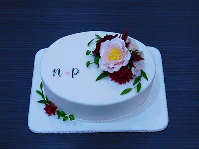 Wedding cake  - Cake by Ela