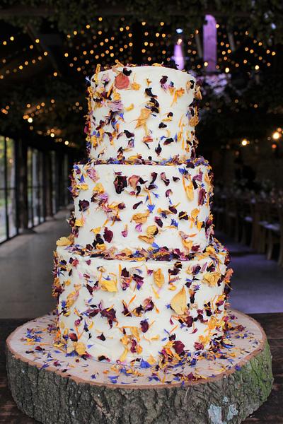 Edible petal cake - Cake by Cherish Cakes by Katherine Edwards