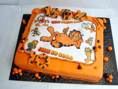 Garfield Cake - Cake by Valeria Sotirova