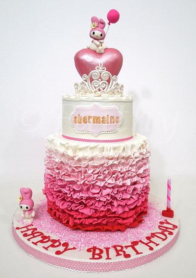 My Melody Princess Cake - Cake by faithy