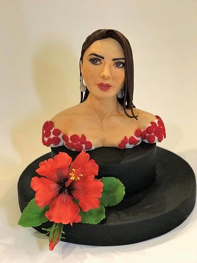 Bollywood star Jacqueline Fernandez (Beautiful Sri Lanka Cake Collab) - Cake by Gulcin Tekkas