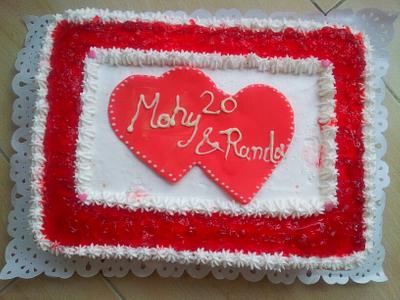 My Anniversary cake - Cake by randamas