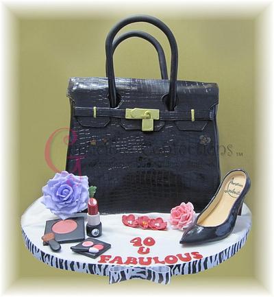 Hermes Purse - Cake by Geelicious Confections