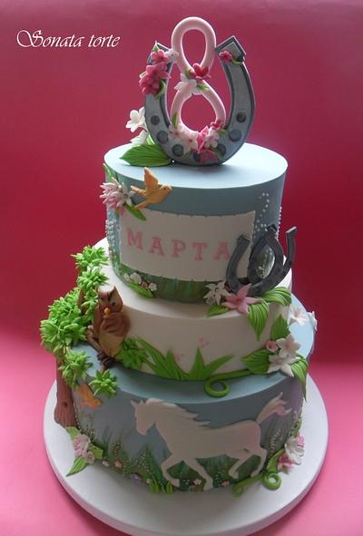 Cake with horses - Cake by Sonata Torte