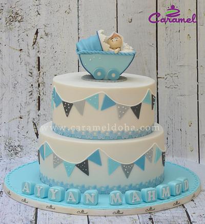 Baby Shower Cake - Cake by Caramel Doha