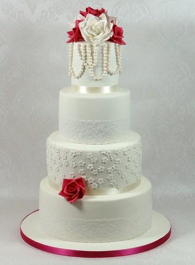 Kelly Wedding Cake - Cake by Ceri Badham