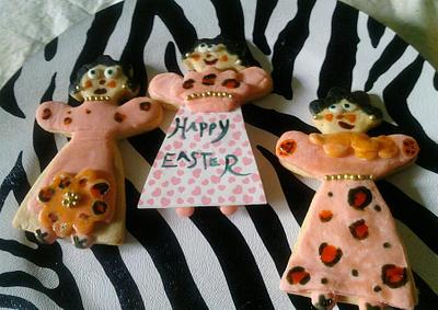 Easter Girls. - Cake by Buffy