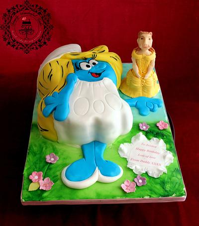 smurfette and little Jessica - Cake by Dorota/ Dorothy