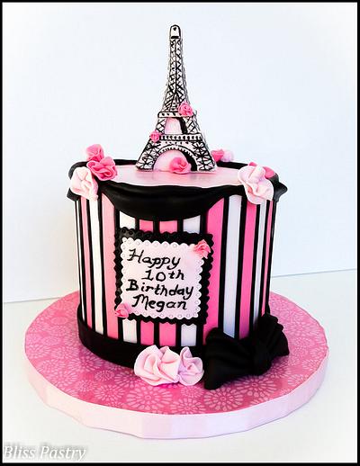 Paris Birthday - Cake by Bliss Pastry