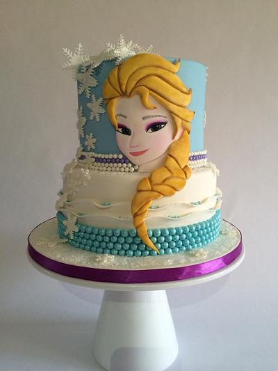 Elsa from frozen - Cake by Antonio Balbuena