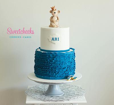 Boy's Christening Cake - Cake by SweetDanni