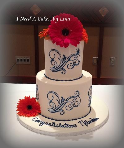 Pretty bridal shower cake - Cake by Lina Gikas