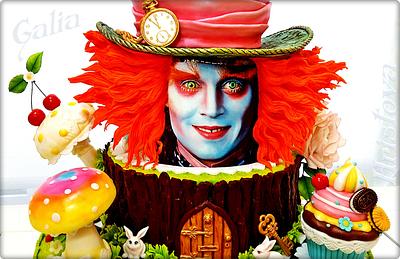 Mad Hatter from Alice in Wonderland - Cake by Galya's Art 