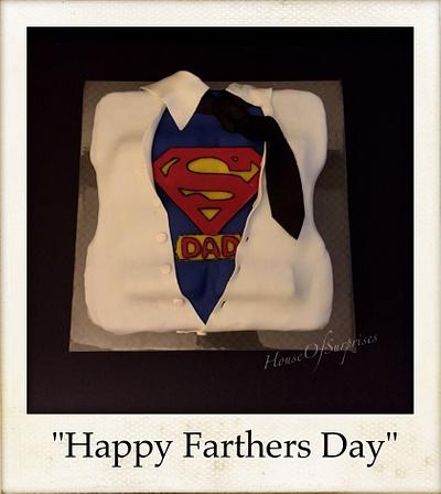 Super dad - Cake by Shikha