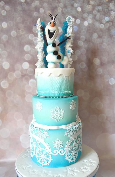 Brrrr It's Frozen! - Cake by Wooden Heart Cakes
