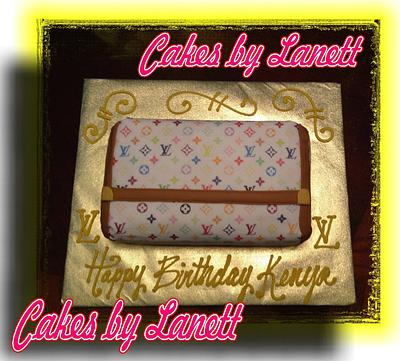 Louis Vuitton Wallet Cake - Cake by Lanett