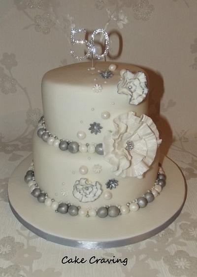 50th birthday cake - Cake by Hayley