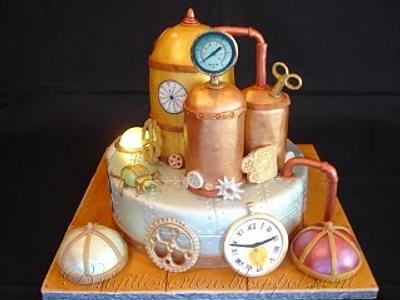 Steampunk cake - Cake by Brigittes Tortendesign