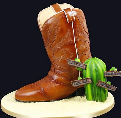 Cowboy Boot - Cake by kingfisher