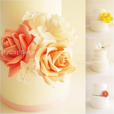 Wedding cakes in different styles - Cake by Kate Kim