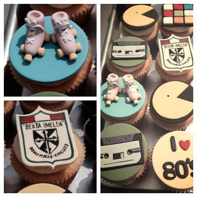 80's cupcakes! - Cake by Monika Moreno