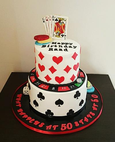 50th birthday cake  - Cake by The Custom Piece of Cake