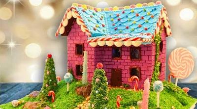 Whimsical Gingerbread House - Cake by HowToCookThat