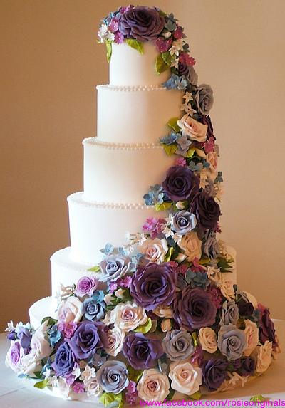My First Wedding Cake - Cake by Rosie Cake-Diva