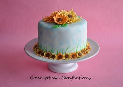 Summer Daisies  - Cake by Jessica