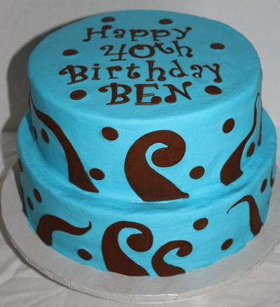 Big Bens 40th - Cake by Dee